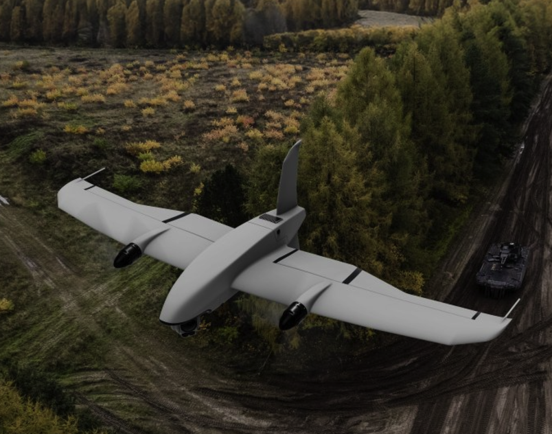 Quantum Systems' Twister drone, a military-grade tactical UAV system.